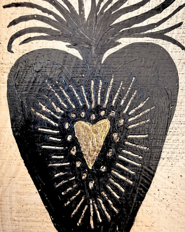 The Flaming Heart (Framed)