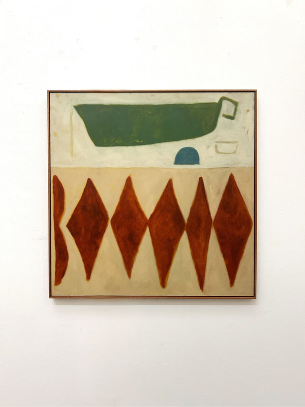 Jug over Diamonds (Framed)