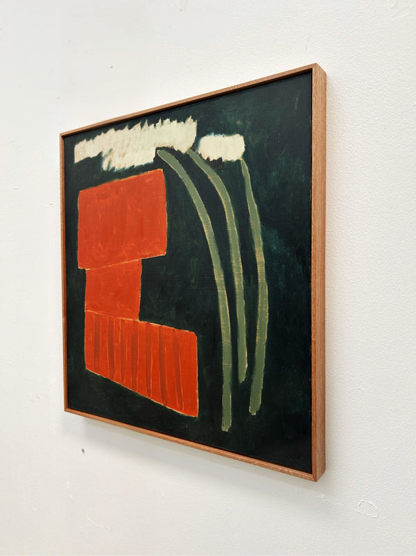 Building Blocks with Flowers (Framed)