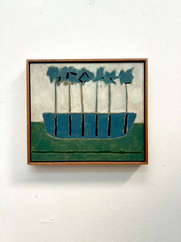 Blue Boat (Framed)