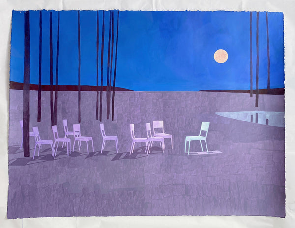 Friday Night Farewell (Grief is vast. I want to be held by the moon)