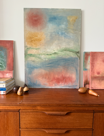 August sun melting on the water