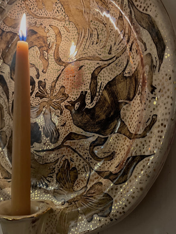 'Beauty and Terror' wall sconce #1