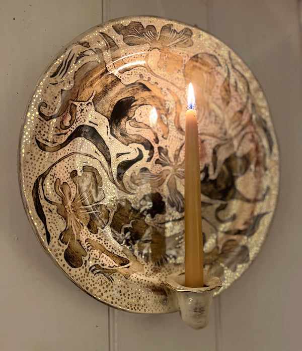 'Beauty and Terror' wall sconce #1
