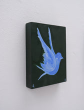 Load image into Gallery viewer, Blue Bird on Sap Green