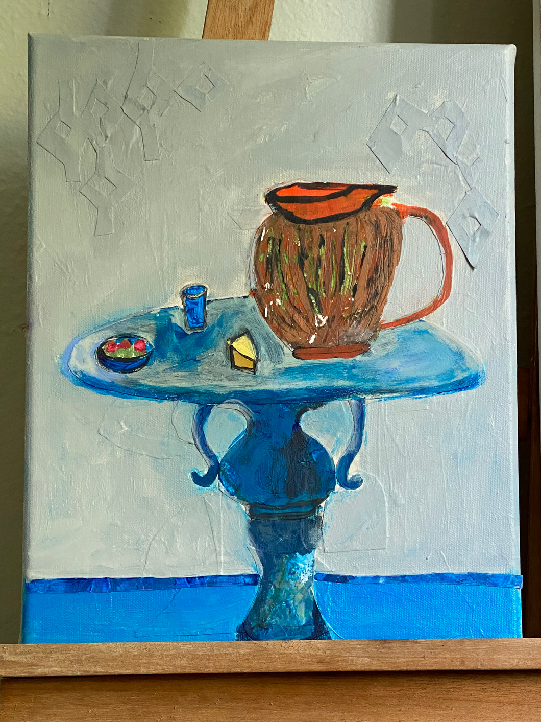Blue Still Life with Pitcher