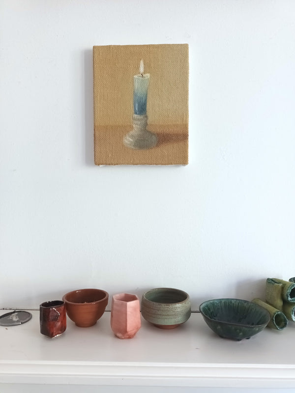 Blue candle