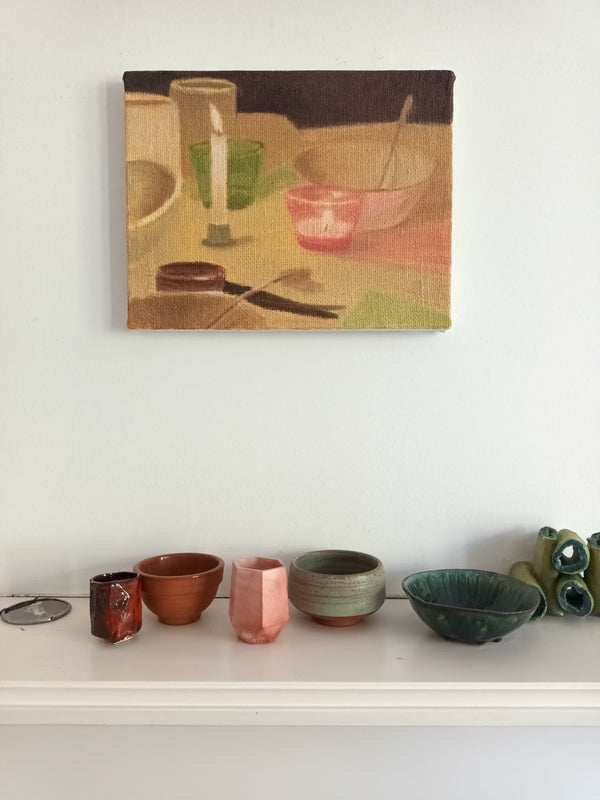 Table with candles
