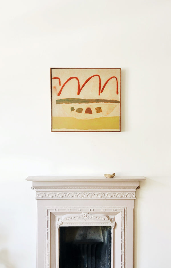 Burrows under Hills (Framed)