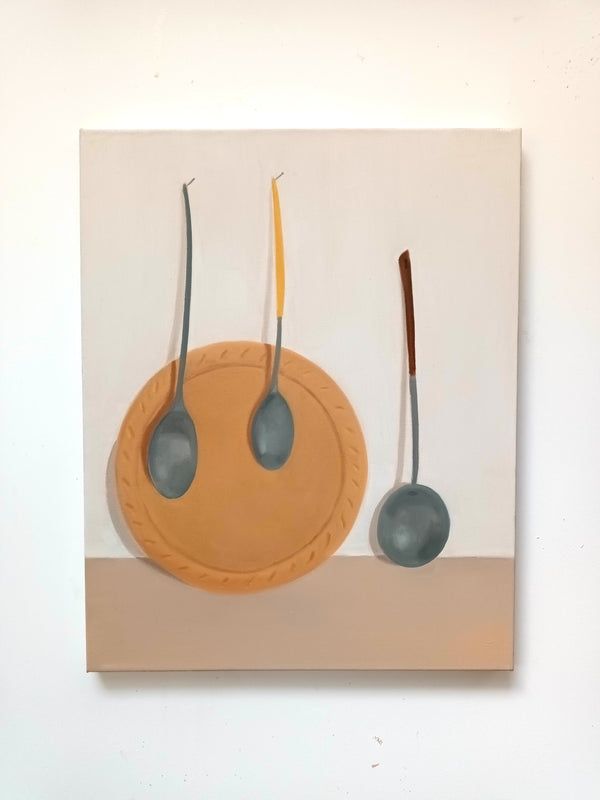 Chopping board and ladles