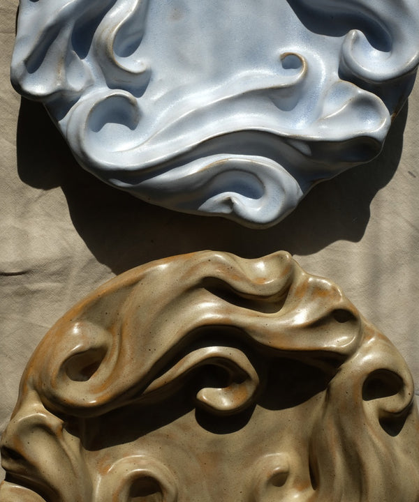 Relief Plate - Matte Beige