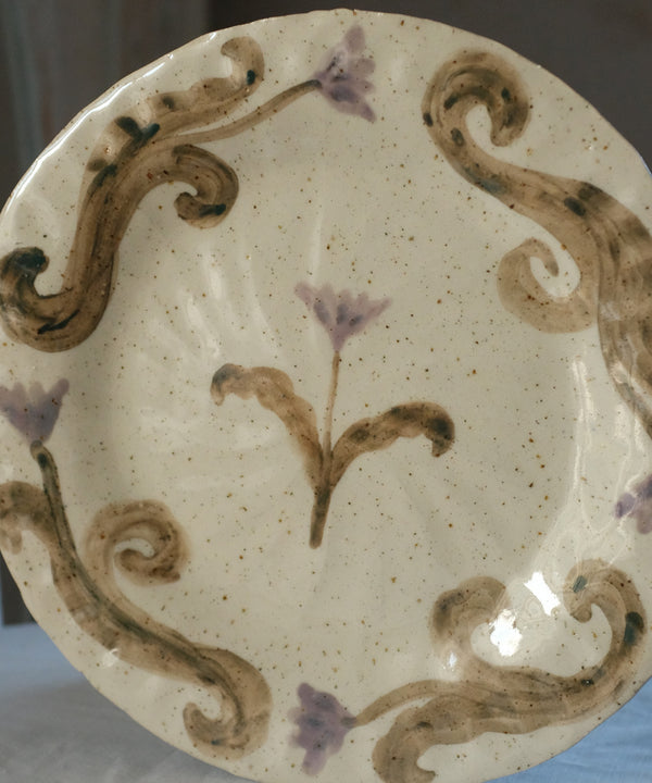 Cornflower Plate, Lilac # 1