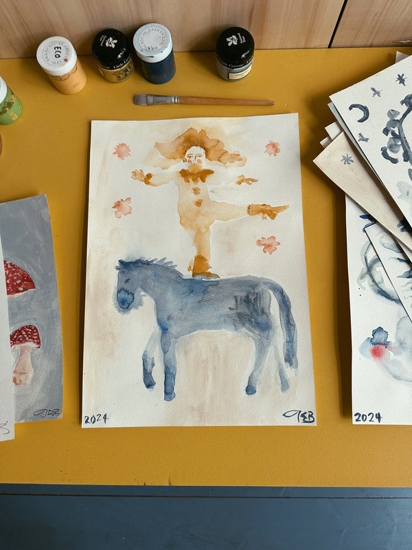 Cosmic dancer on horse