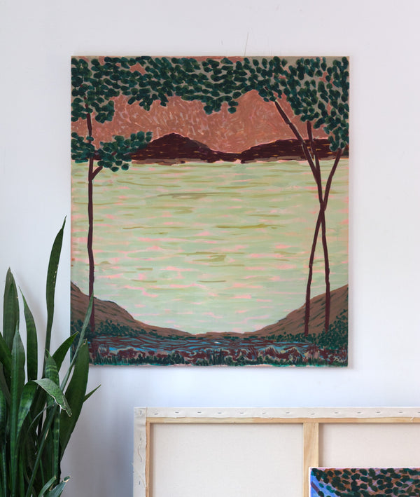 Dark Hills (Framed)