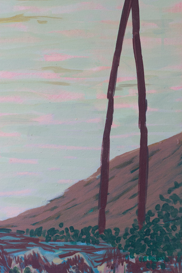 Dark Hills (Framed)