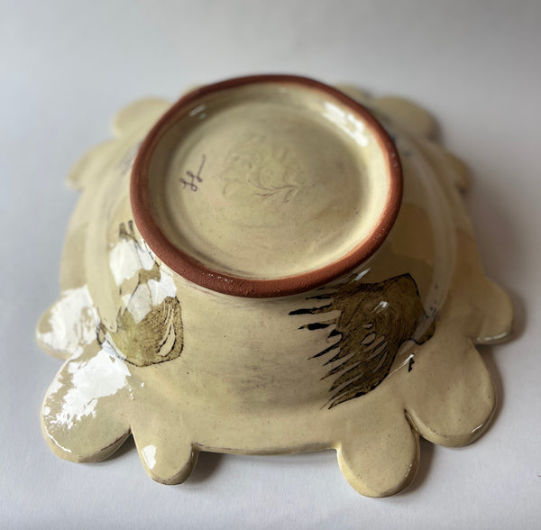 Dawn chorus trefoil bowl