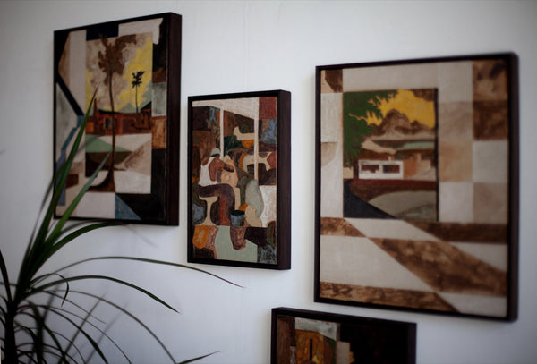 Scorched Stacks (Framed)