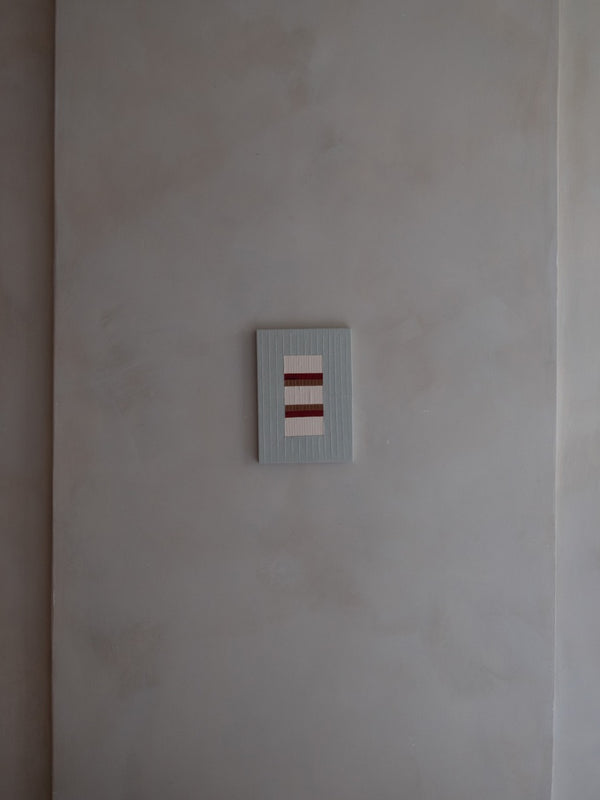 Emboss Red , Brown Stripe
