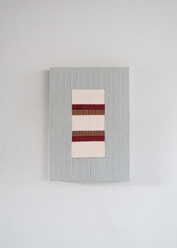 Emboss Red , Brown Stripe