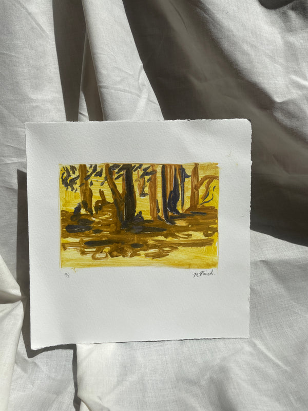 Figure in deep shade