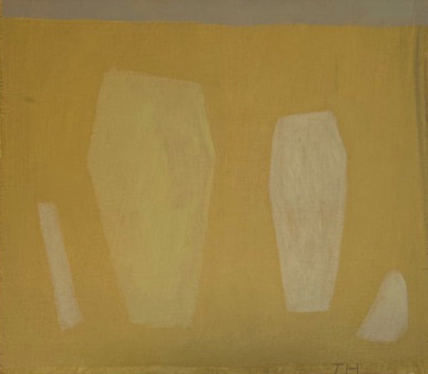 Floating Shapes Yellow (Framed)