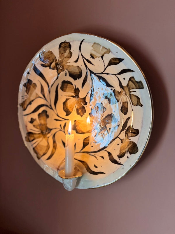 Floral sconce #1
