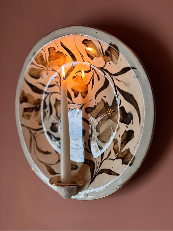 Floral sconce #2