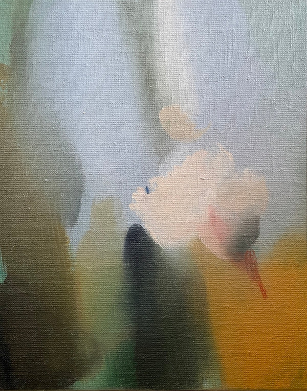 Flowers, Blue I (Framed)