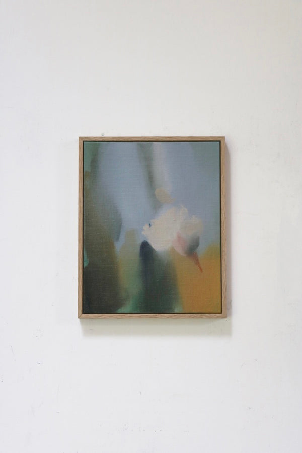 Flowers, Blue I (Framed)