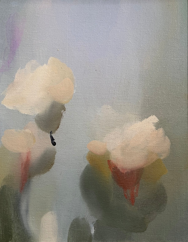 Flowers, Blue II (Framed)
