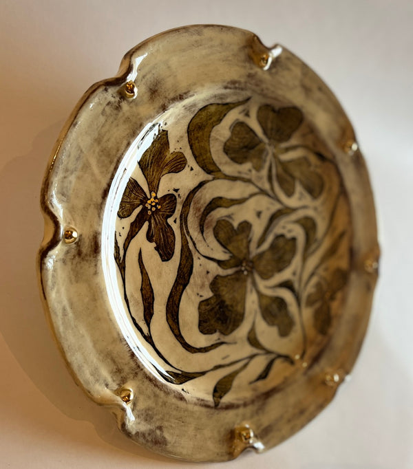 'Flower shadow' plate
