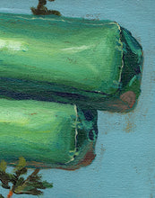 Load image into Gallery viewer, Garden of Forms - Stacked Green Columns (Framed)
