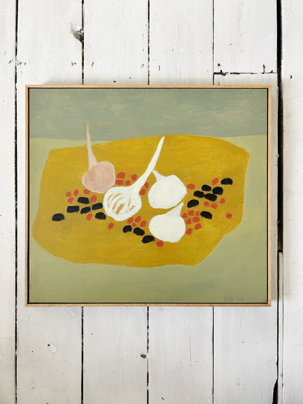 Garlic Platter (Framed)