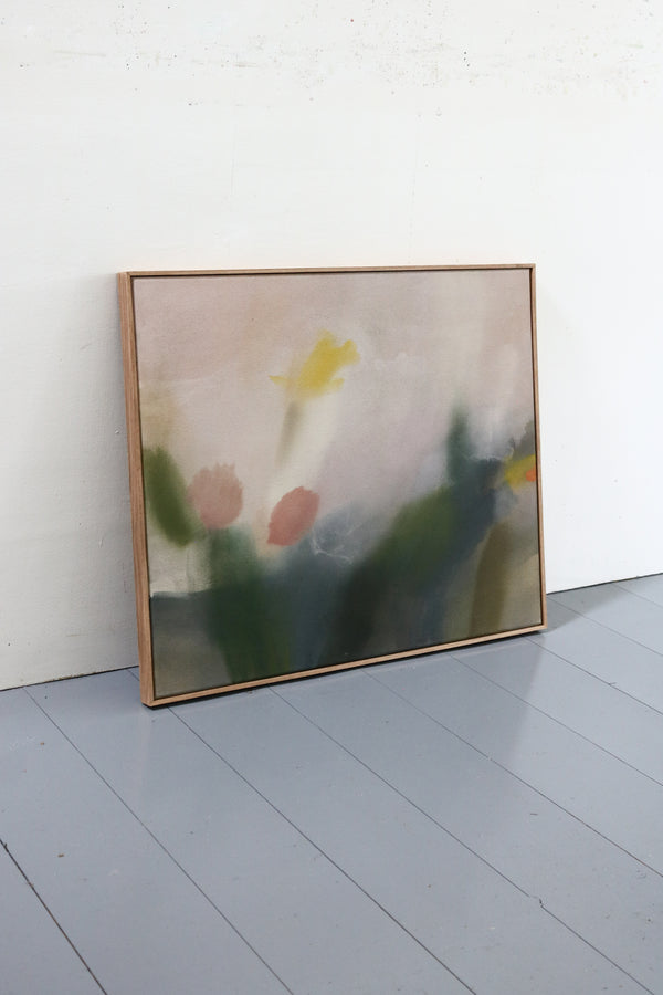 Gathering Flowers (Framed)