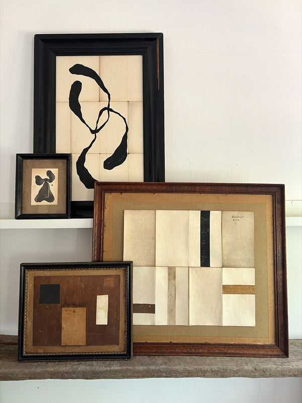Geometric Composition (Framed)