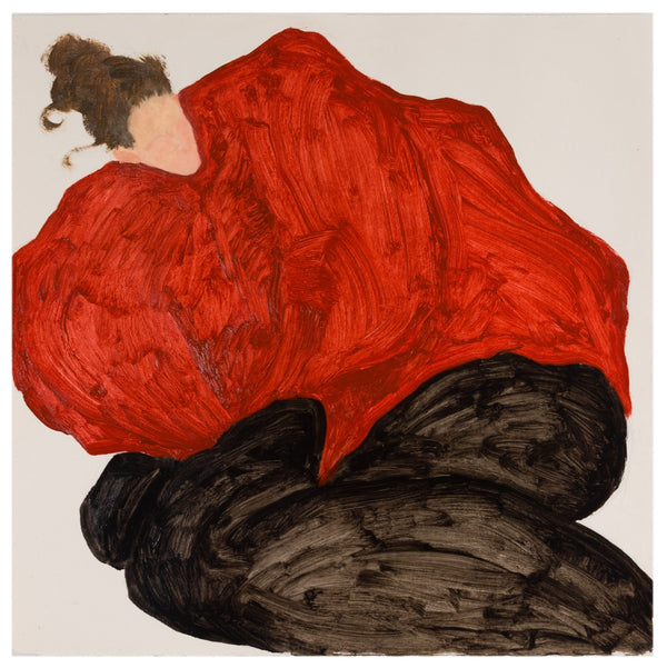Girl in Red and Black