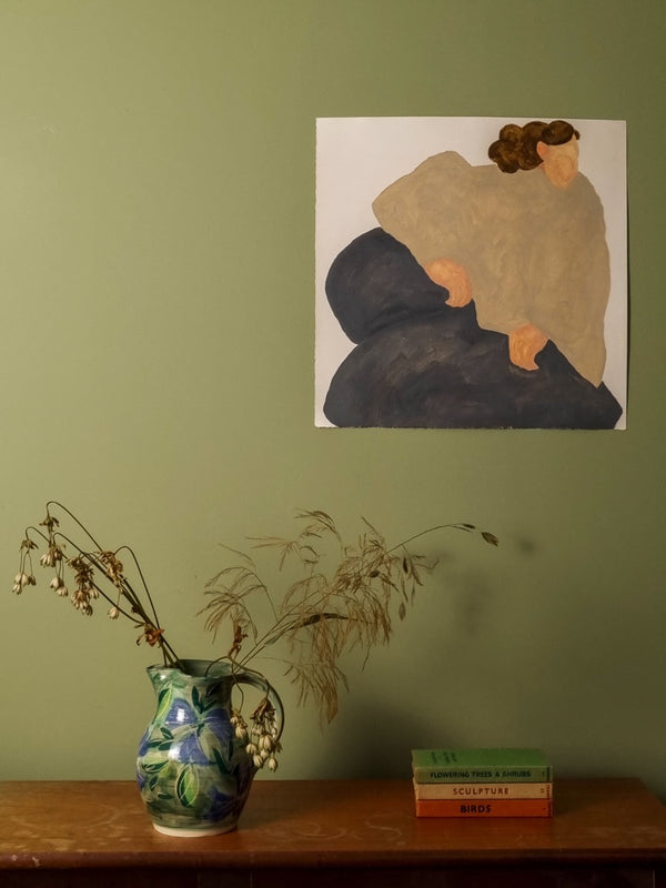 Girl in Linen and Blue