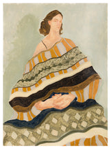 Load image into Gallery viewer, Girl in Patterned Shawl