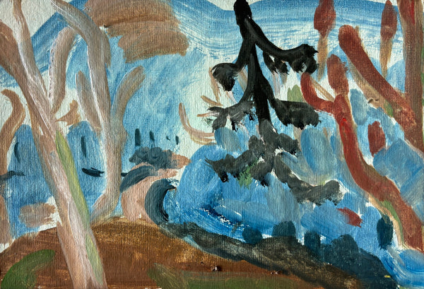 Goatfell, blue