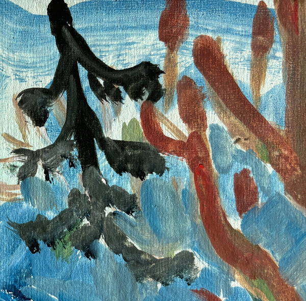 Goatfell, blue