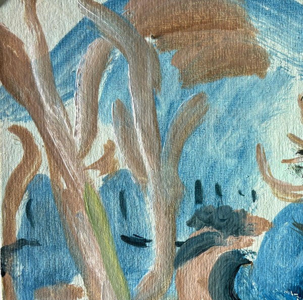 Goatfell, blue
