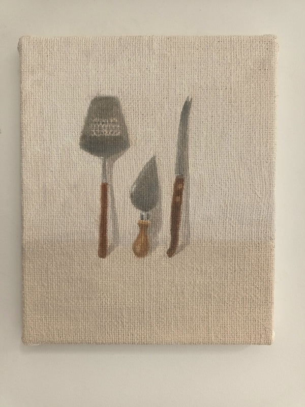 Grater and knives