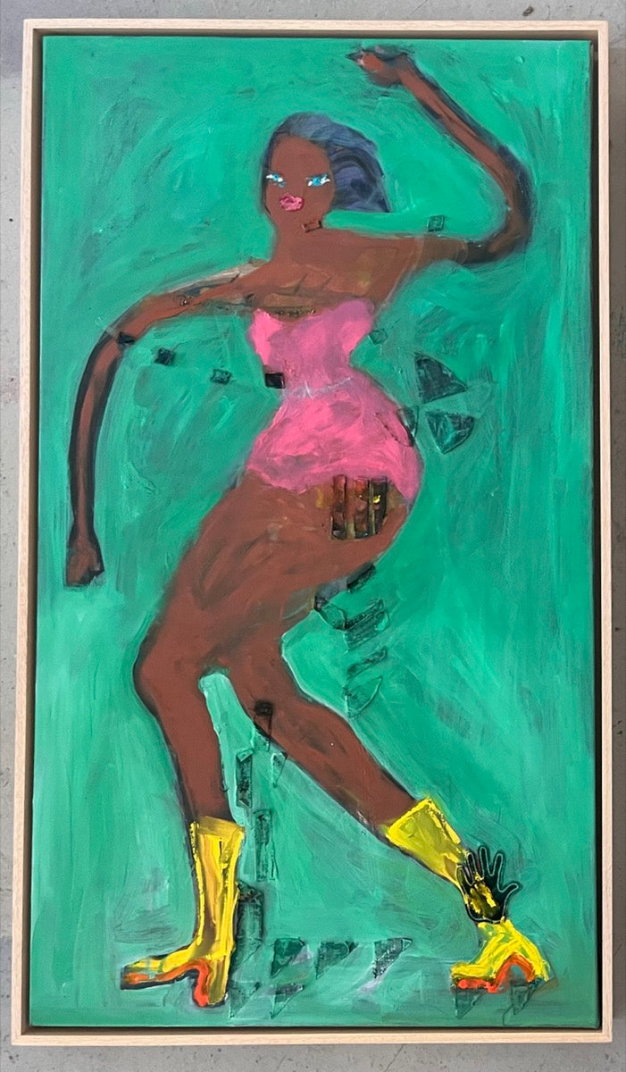 Green Dancer (Framed)