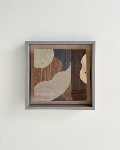 Grey Leaf (Framed)