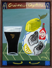 Load image into Gallery viewer, Guinness with Oysters (Framed)