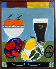 Load image into Gallery viewer, Guinness with padron peppers (Framed)