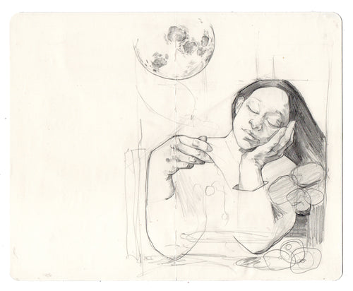 Harvest Moon Pie, Sketchbook study