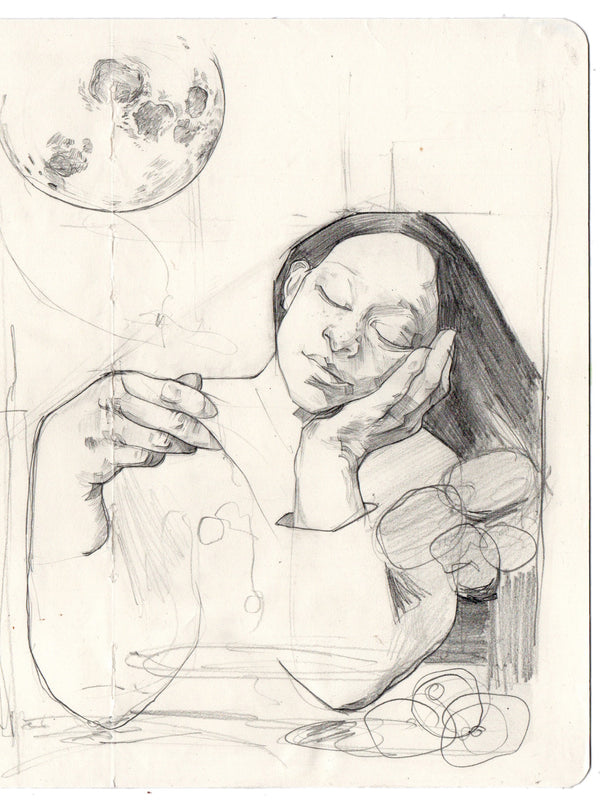 Harvest Moon Pie, Sketchbook study
