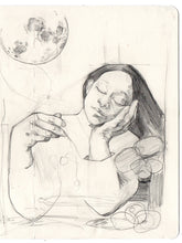 Load image into Gallery viewer, Harvest Moon Pie, Sketchbook study