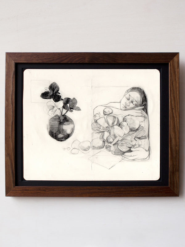 Holding it all, Sketchbook Study